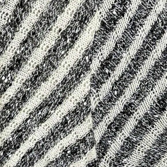 FREE People Maverick Long Sleeve Mini Dress Cream & Black Striped Combo XS EUC - Picture 4 of 6